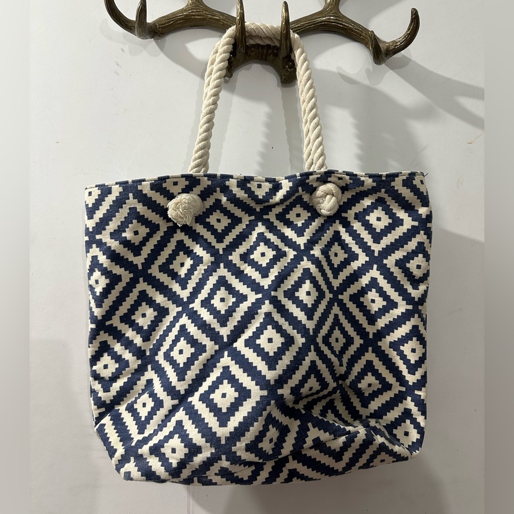EUC SUMMER & ROSE BLUE EVERYDAY TOTE BAG